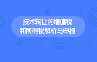 技术转让的增值税和所得税解析与申报——以网络技术转让为例